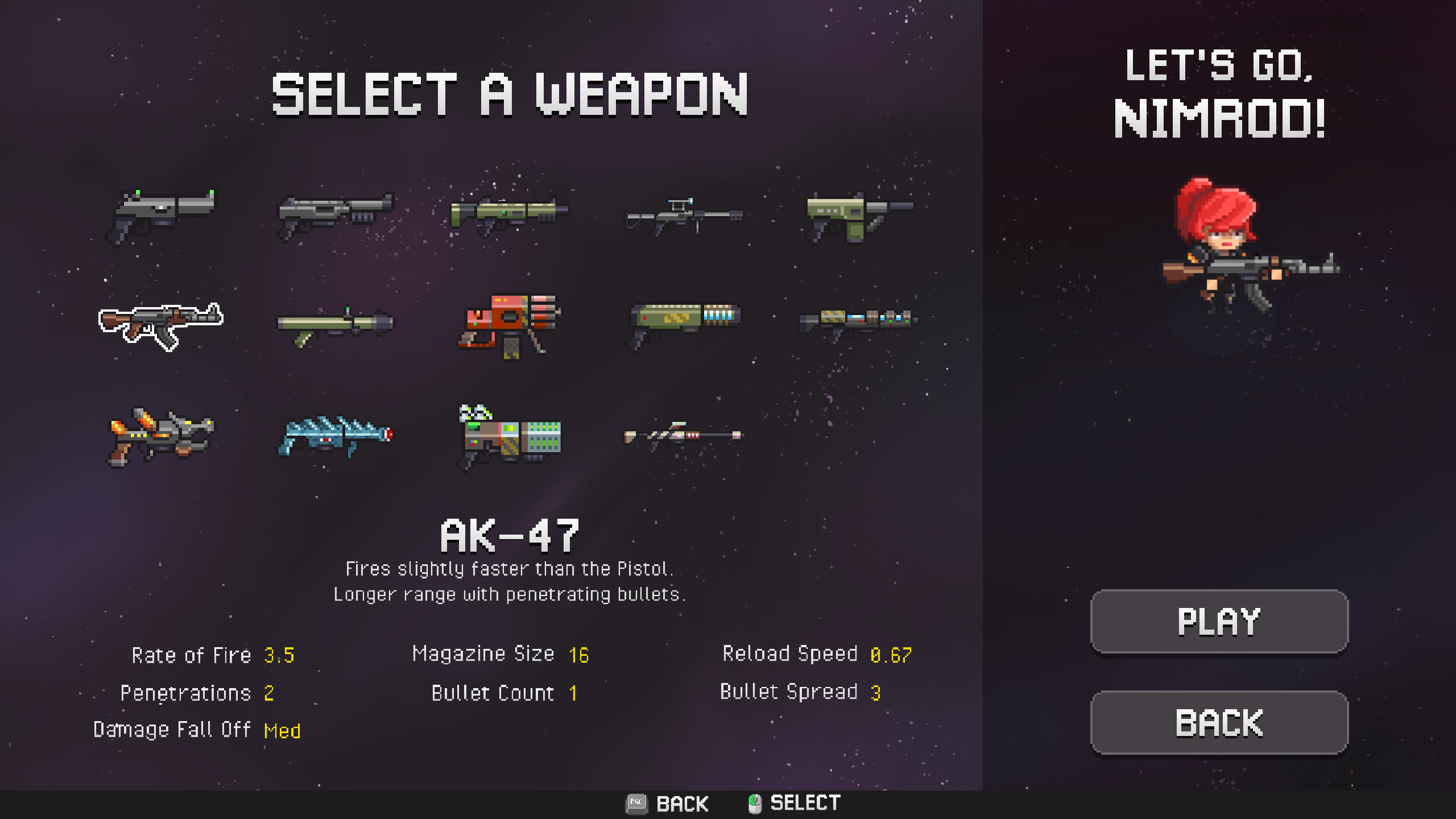 NIMRODS Gameplay - Characters